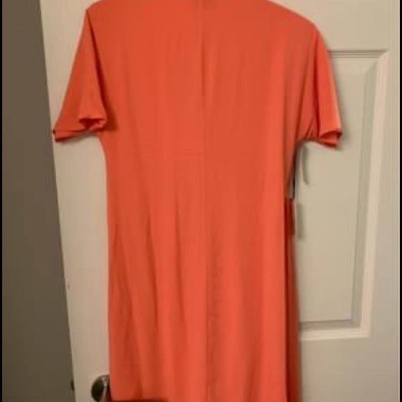 Aritzia Babaton Wallace Wrap Dress in Coral, XS - Picture 3 of 8